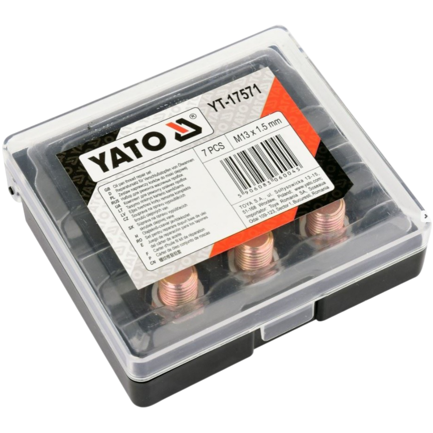 Reparatur Ölablassschraube M13 x 1,5 Ölablassgewinde 7tlg Gewindeschneider Kfz