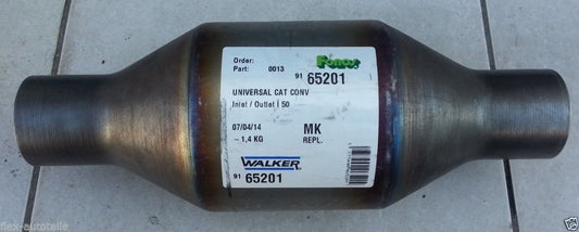 Walker 65201 UNIVERSAL-KATALYSATOR KAT Rund 50,5 / 54,5mm bis 2,5l 2500ccm
