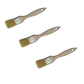 3x Flachpinsel 36mm Lackierpinsel Englischer Maler Pinsel Natur-/Kunsthaar