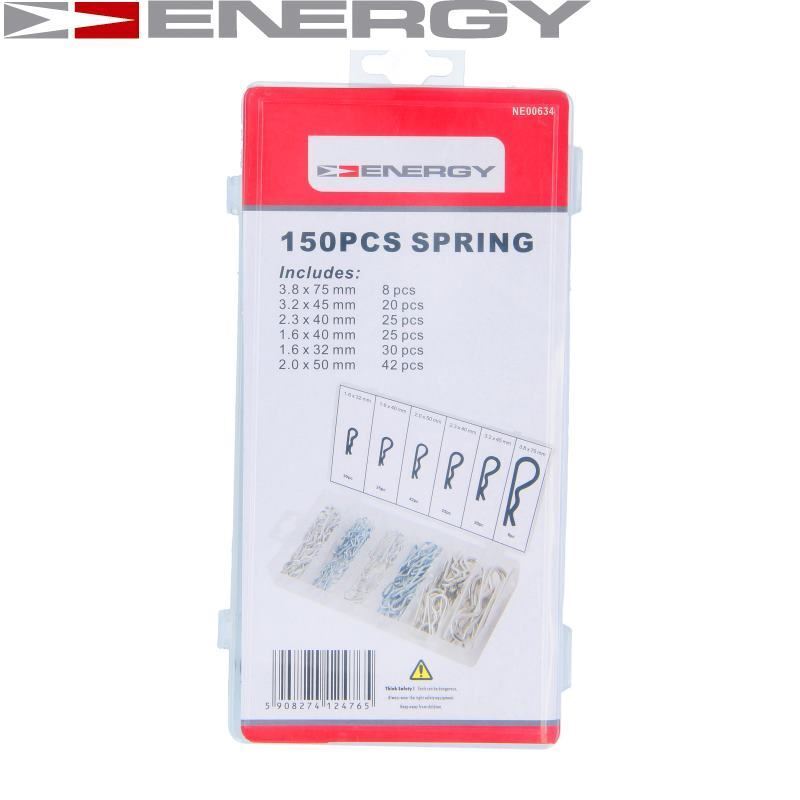 Energy NE00634 Federsplint Splinted Safe Buslungsplint for axis 150 pieces
