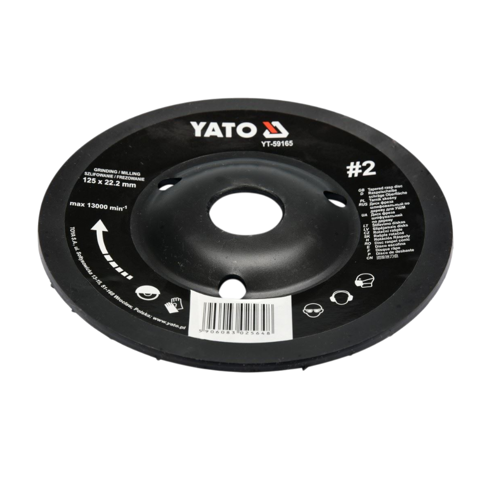 Schleifscheibe für Holz - Raspelscheibe Flexscheibe für Winkelschleifer 125mm