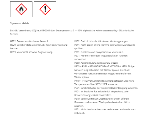 PETEC 72850 Intensiv-Schaumreiniger Spray Innenraum Auto Reinigungsspray 500ml