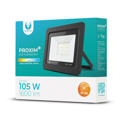 Proxim Flutlichtstrahler IP66 20W~105W LED Fluter 4500K SMD Außen Beleuchtung - Flex-Autoteile