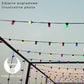 Lichterkette Girlande Garten Party Deko Fest Beleuchtung 12m 10x E27 Fassung