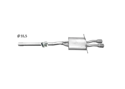Endtopf Endschall damper exhaust system for Mini Cooper S John Cooper Works R56