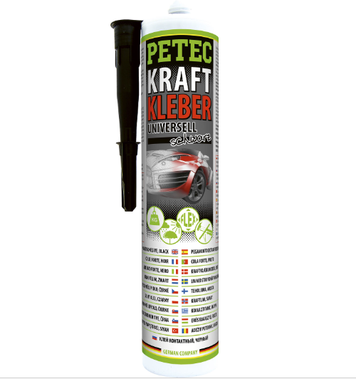 PETEC 94229 Kraftkleber schwarz Universalkleber Karosseriekleber Klebstoff 290ml