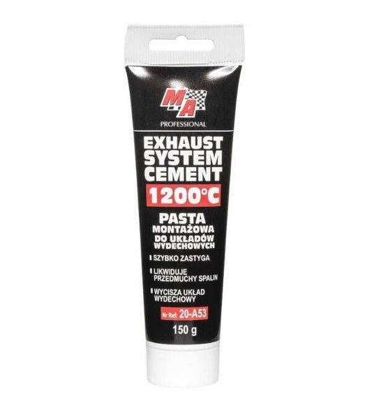 Auspuff Montagepaste 150g Reparatur Paste Dichtstoff Abgasanlage MA Dicht Zement