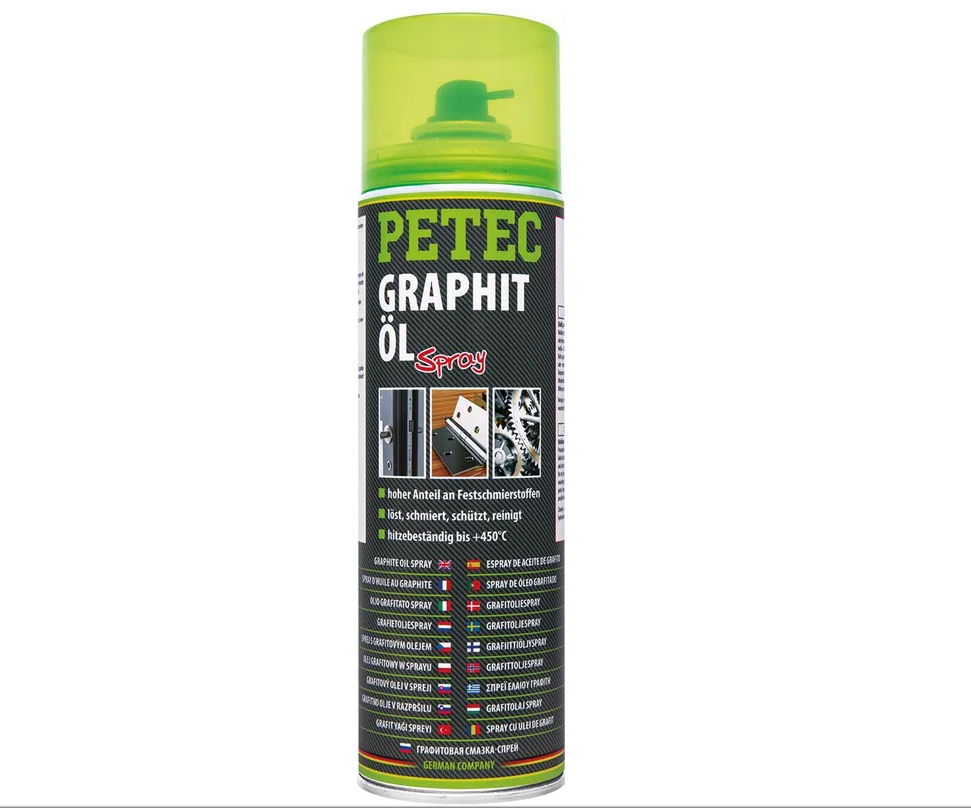 PETEC 72250 Graphit Öl Spray 500ml bis 450°C