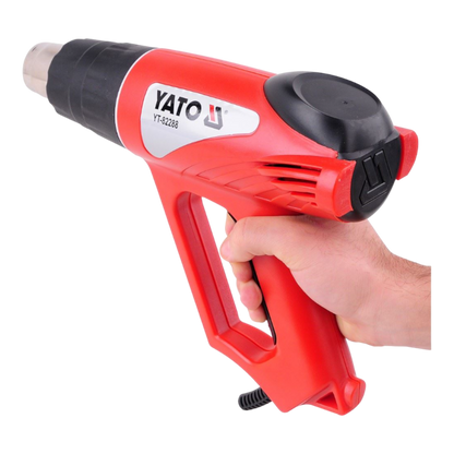Yato Heissluftföhn 2000W 70 ~ 550 °C Heissluftpistole Werkstattfön Fön 230V
