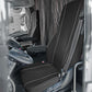 Sitzbezüge für DAF XF Sitzschoner LKW 2er Set Schwarz Kegel Fahrersitz Beifahrer Schonbezüge