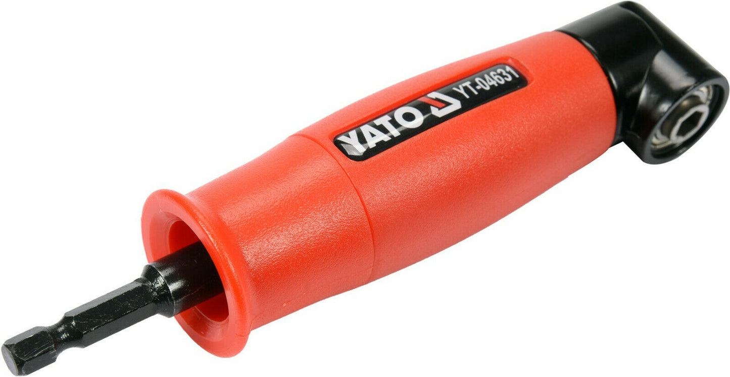 Yato YT-04631 Winkelschrauber Winkelaufsatz 90° Winkelgetriebe Adapter 1/4"