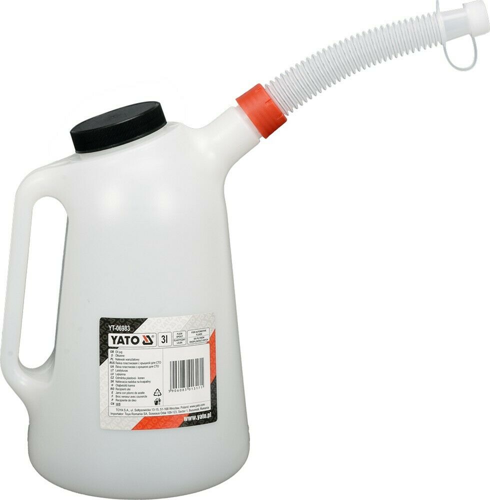 Yato YT-06983 Ölkanne 3 Liter Messkanne Ölfüllkanne Betriebsflüssigkeiten Kanne - Flex-Autoteile