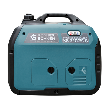 K&S Notstromaggregat Dual LPG GAS Benzin Inverter Stromerzeuger Generator 3,1KW