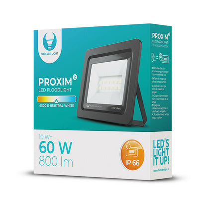 Proxim Flutlichtstrahler IP66 10W~60W LED Fluter 4500K SMD Außen Beleuchtung - Flex-Autoteile