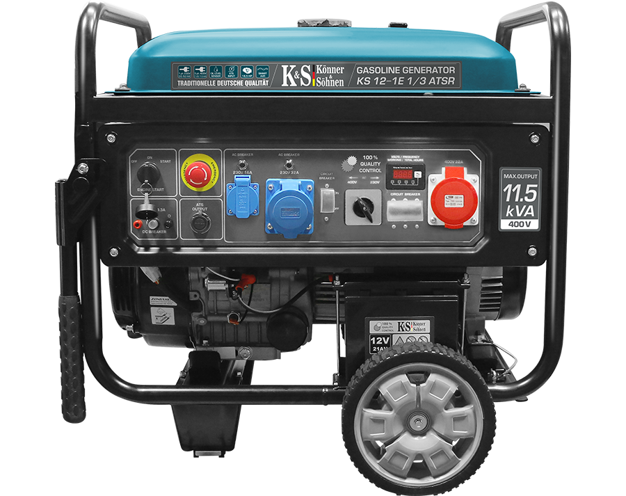 K&S Notstromaggregat 230V 400V Benzin Stromgenerator Notstromerzeuger 8kW ATS - Flex-Autoteile