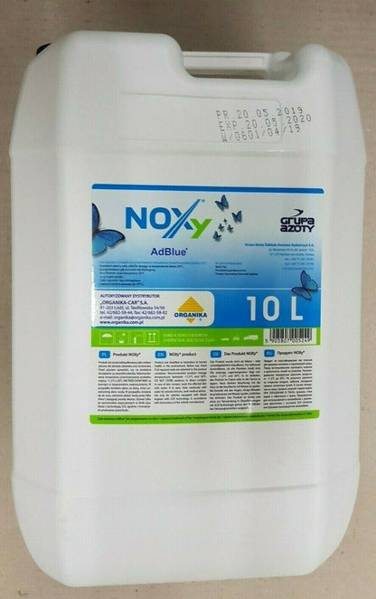 ADBLUE high purity urea solution 10 kg canister diesel exhaust additive truck bus
