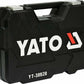 Yato YT-38920 Werkzeugkoffer Werkzeugset 60tlg Ratsche Hammer Wasserwaage Zangen - Flex-Autoteile