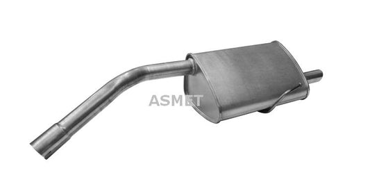 Asmet rear silencer muffler exhaust for Alfa Romeo 156 2.5 V6 1.9 2.4 JTD