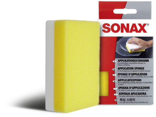 SONAX Applikationsschwamm Schwamm für Politur und Wachs 1 Stück