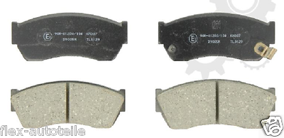 Bremsbelagsatz Steine Klötze vorne für Subaru Justi II Suzuki Alto Swift II 1,0 - Flex-Autoteile