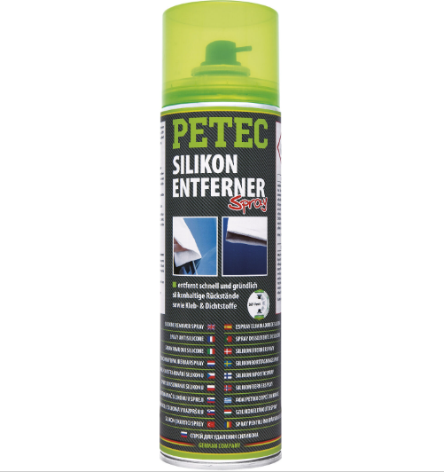 PETEC 70950 Silikonentferner Spray Silikonreiniger Fettlöser Entfetter 500ml