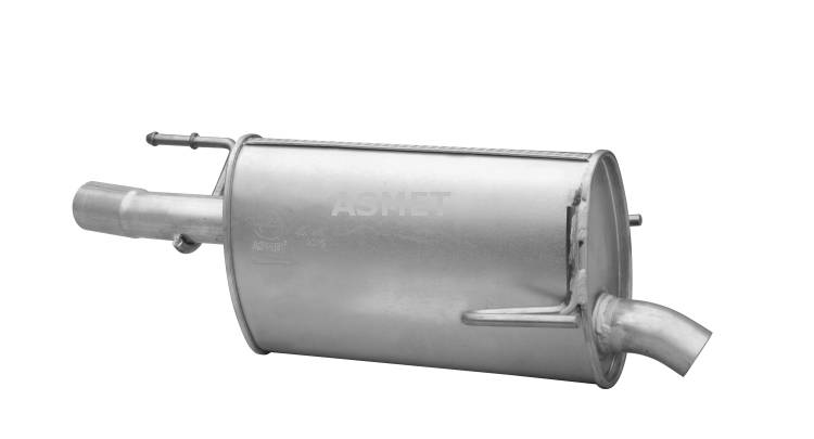 Asmet muffler muffler exhaust rear Opel Meriva A 1.7 CDTI Z17DTH