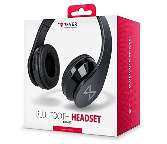 Forever Bluetooth Kopfhörer Headset Gaming Over Ear Kabellos Ohrumschließend