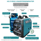 K&S Notstromaggregat Dual LPG GAS Benzin Inverter Stromerzeuger Generator 2KW