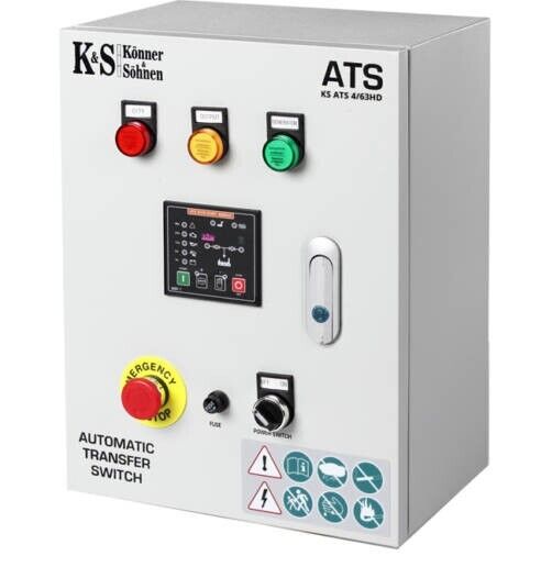 Könner & Söhnen Netzumschaltgerät KS ATS 4/63HD Zubehöhr für Notstromaggregat