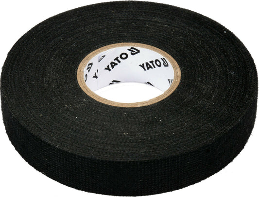 Yato YT-81501 Gewebeband Textilband KFZ Baumwolle Isolierband Vlies 19 mm x 25m