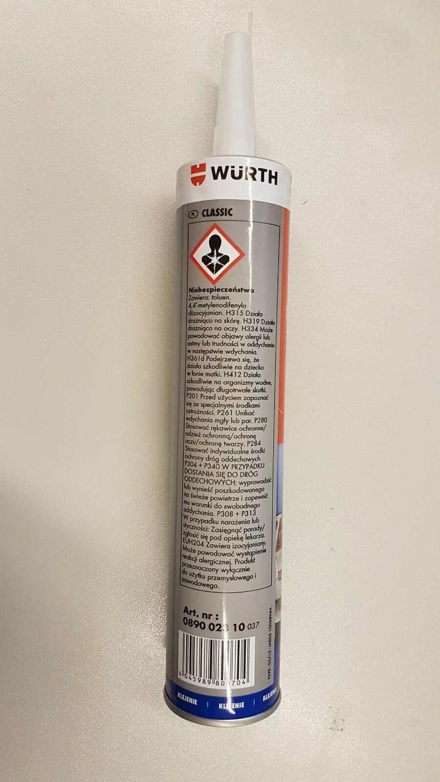 Würth Basic Scheibenklebstoff Kartusche Kleber Frontscheibe Auto Kfz PKW LKW 310ml