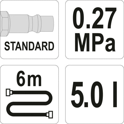 Yato YT-06845 Bremsenentlüfungsset Bremsenentlüfter Bremsenwartungsgerät