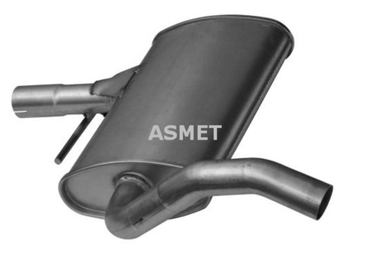 Asmet center silencer center pot exhaust VW Golf III 3 Cabrio 1.6 101PS 2.0