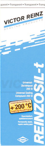 Reinzosil 200 t Transparent universal sealing mass seal 70ml silicone 200 ° C