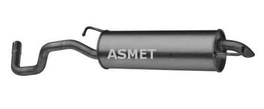 Asmet rear silencer exhaust for VW Golf 4 IV 1.4 16V 75HP APE AXP 99-02