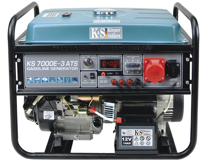 KS7000E3ATS Stromerzeuger Generator Benzin Notstromaggregat 5,5KW 230V/400V