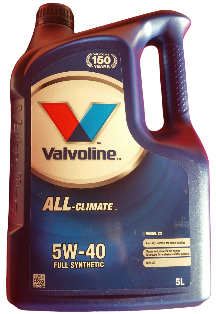 5 L Öl Valvoline All-Climat Diesel C3 Full Synthetic 5W-40 Motoröl Motoroil Ford