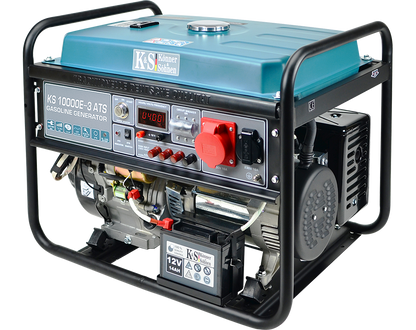 Notstromaggregat KS10000E3 ATS Stromerzeuger Generator Benzin 8KW 230V 400V 16A