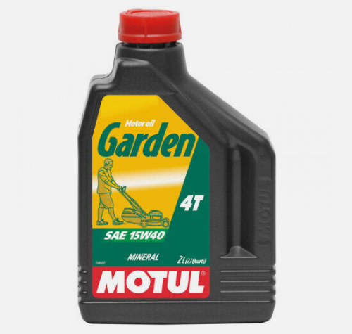 Motul Motoröl 15W-40 2L Rasenmäher Kettensäge Stromerzeuger Öl 4-Takt SAE