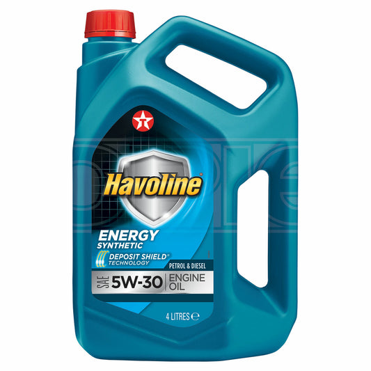 4L Texaco Havoline Energy 5W30 fully synthetic engine oil Ford Renault Land Rover
