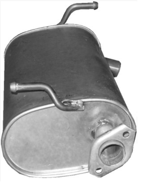 Final absorber end pot exhaust at the rear Suzuki Jimny 1.3 1998 - 2020