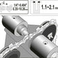 Yato YT-84970 Kettennietgerät Sägeketten Nietgerät Säge Kette Nietgerät - Flex-Autoteile