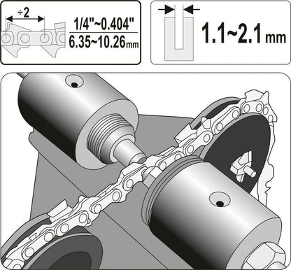 Yato YT-84970 Kettennietgerät Sägeketten Nietgerät Säge Kette Nietgerät - Flex-Autoteile