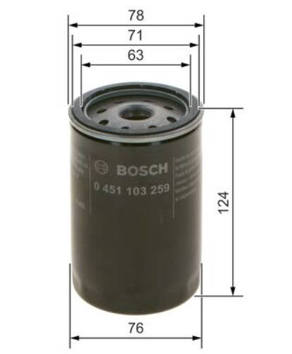 Bosch 0451103259 Oil filter for Transit Fiesta Mondeo Focus Escort Galaxy Puma