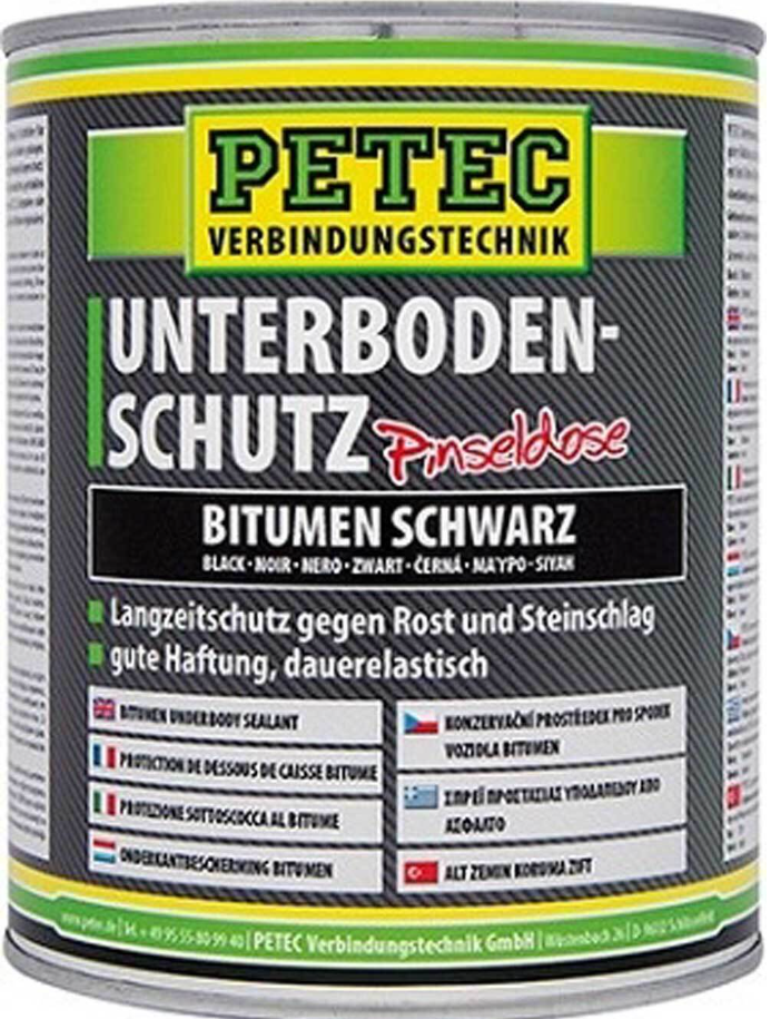 Petec 73100 Unterbodenschutz Bitumen Schwarz Versiegelung Unterboden Langzeit