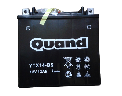Quand YTX14-BS Motorradbatterie Batterie Motorrad 200A 12Ah Benelli Buell BMW