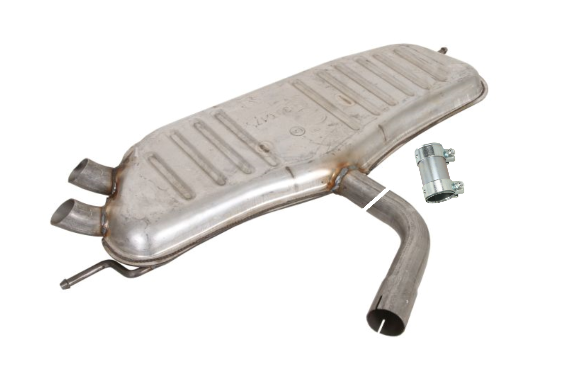 Final silencer Endpuff exhaust at the rear for VW Golf V 2.0 SDI 2004-2008 75PS