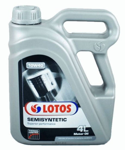 4 Liter Öl LOTOS Semisyntetic 10W 40 Motoröl Motoroel Motoroil Mercedes VW Seat