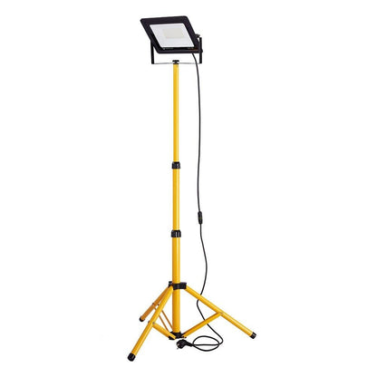 100W LED Außen-Bau-Strahler-Lampe Stativ IP66 Baustellen-Fluter 8000lm 6000K