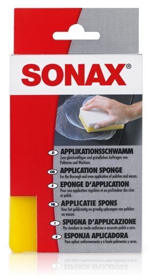 SONAX Applikationsschwamm Schwamm für Politur und Wachs 1 Stück